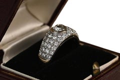 Vintage Bulgari Heart Shape Diamond Ring (Approx. 0.50-Carats), 18K White Gold