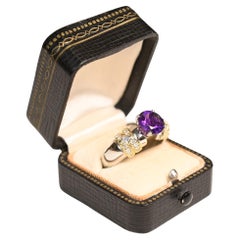 Amethyst and Diamond Ring (Approx. 2.40-Carats), 18K Yellow Gold