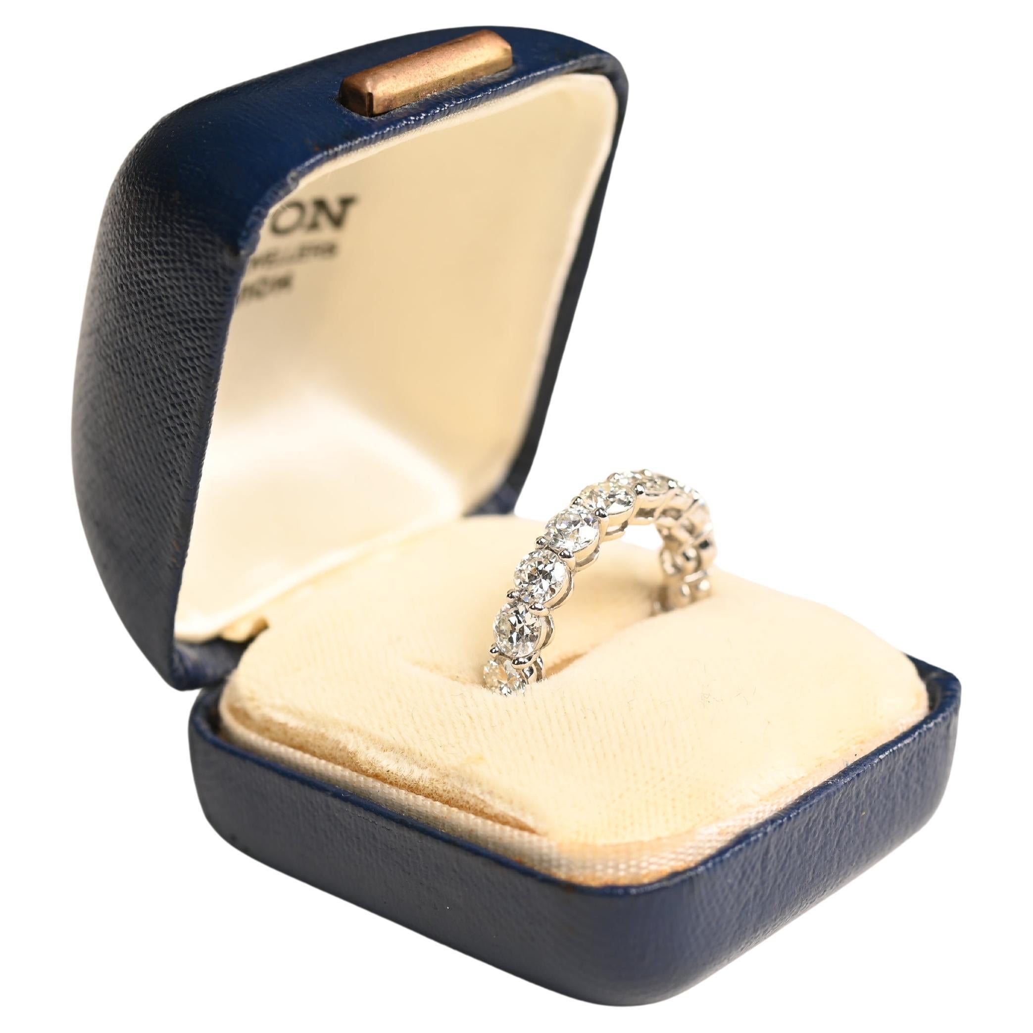 Old European Band Diamond Eternity Band (Approx. 4.30-Carats), Platinum