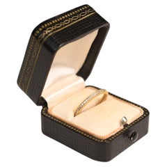 Fascia Eternity in oro 18 carati. Fascia di diamanti tondi Brillianti HVS2 1,8 mm con canale