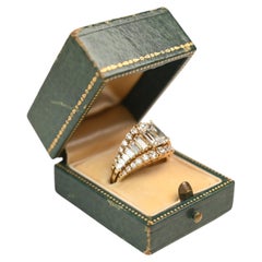 Bailey Bank & Biddle GIA-zertifizierter Diamantring im Smaragdschliff, 2,20 Karat. Ring aus 18-karätigem Gelbgold