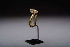 Ancient Greek Gold Dress Fastener Fibula Brooch - 550 BC