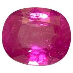 Certified 1.470ct No Heat Burmese Ruby, Oval/ Mixed Cut