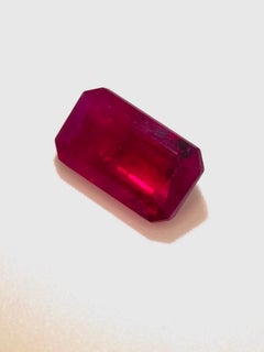 Certified 1.222ct Burmese Ruby, Pigeon's Blood, Octagon
