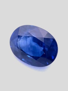 Zertifizierter Ceylon-Blauer Saphir, 1.830 Karat, oval/gemischt