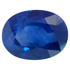 Zertifizierter Ceylon-Blauer Saphir, 1.830 Karat, oval/gemischt