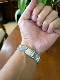 Bracciale vintage degli anni '90 in argento sterling con pietre miste per un totale di 44,60 ct, 7,5 pollici