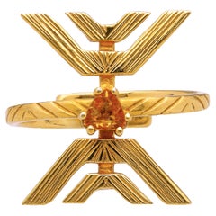 Libertad Ring aus 14-karätigem Gelbgold