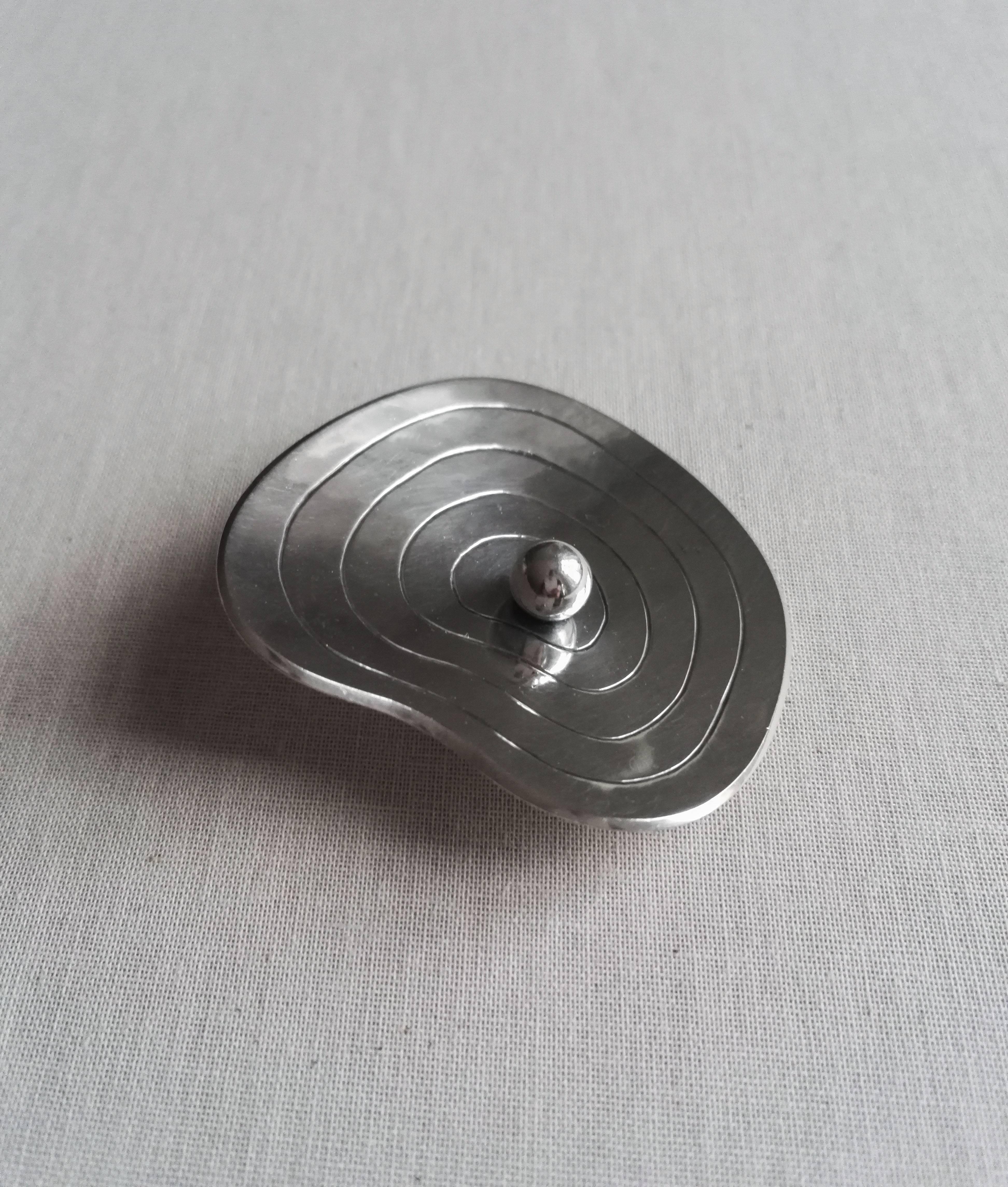 Early Brooch by Sigurd Persson in Sterling Silver, 1942 2
