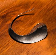 1969 Jan Arenhill Sterling Silver Sculptural Choker Necklace