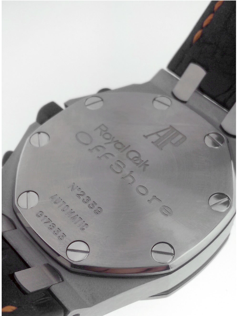 Audemars Piguet Stainless Steel Royal Oak Offshore Chronograph Wristwatch For Sale 1