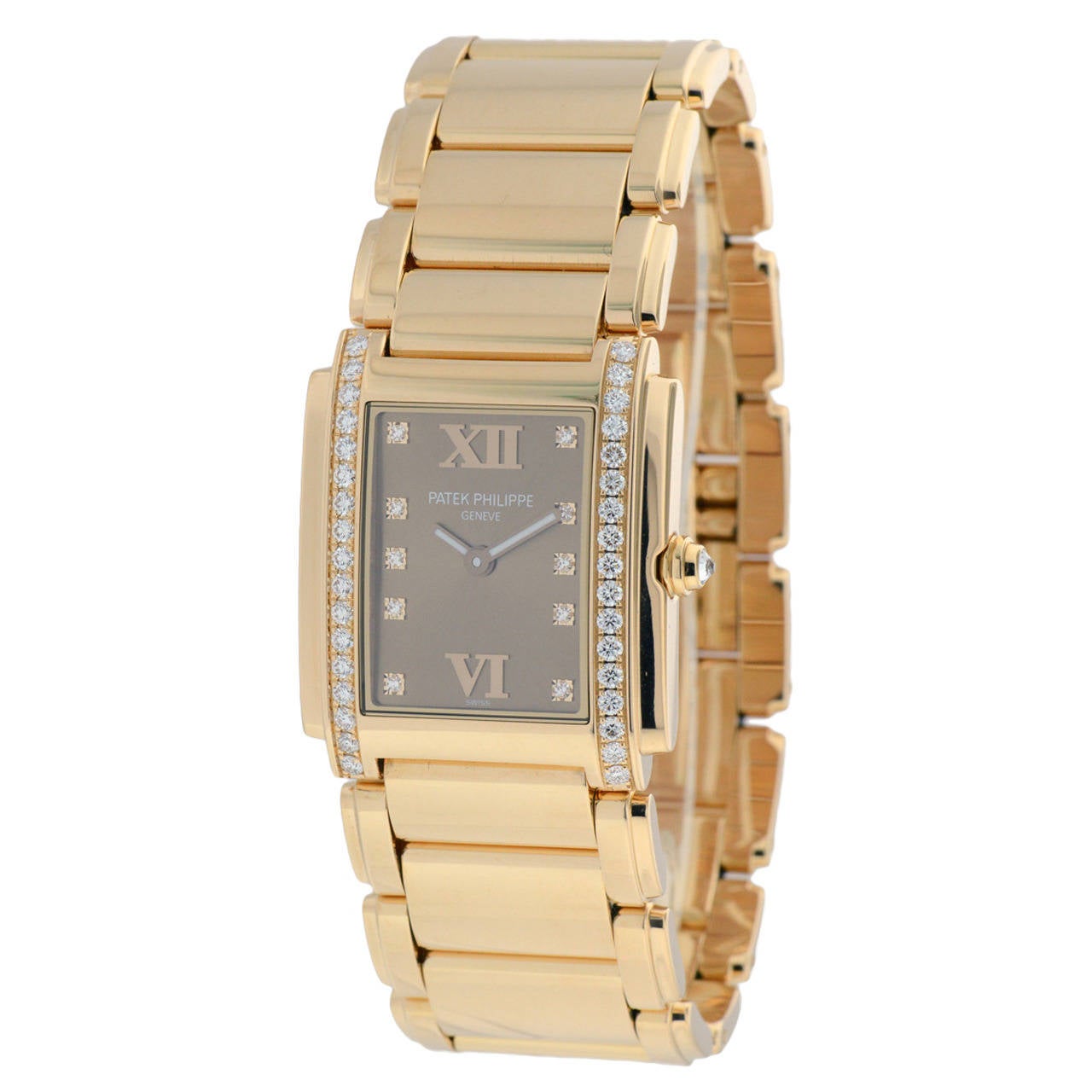 Patek Philippe Lady's Rose Gold Twenty 4 Wristwatch Ref 4910/11R