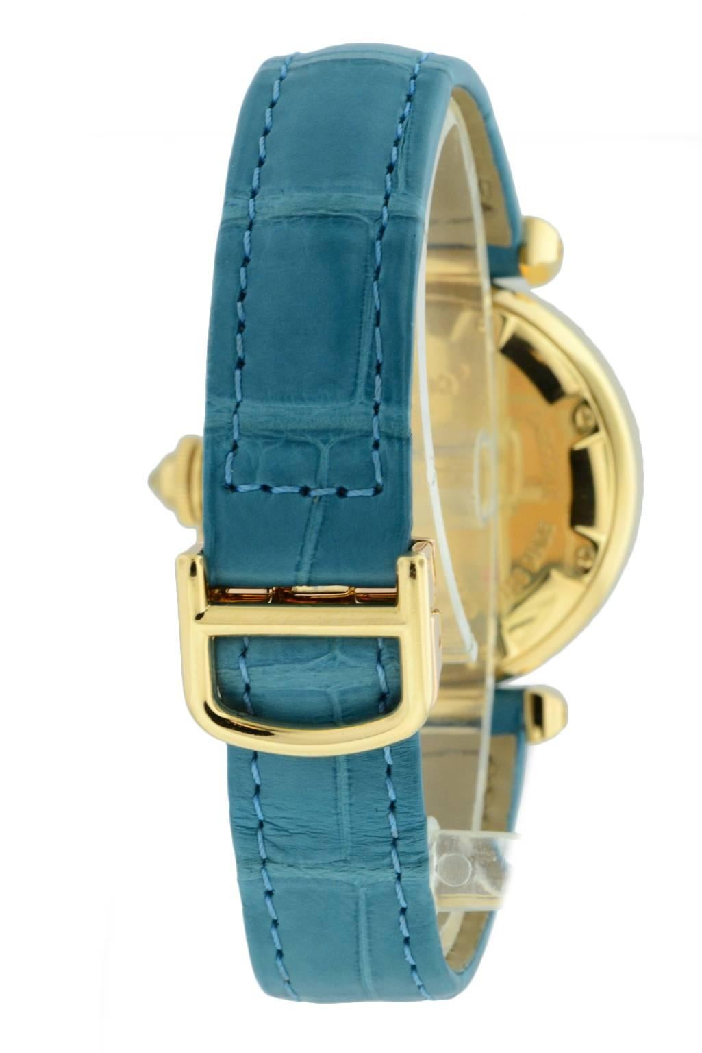 Cartier Ladies Rose Gold Pasha Self Winding Wristwatch  For Sale 2