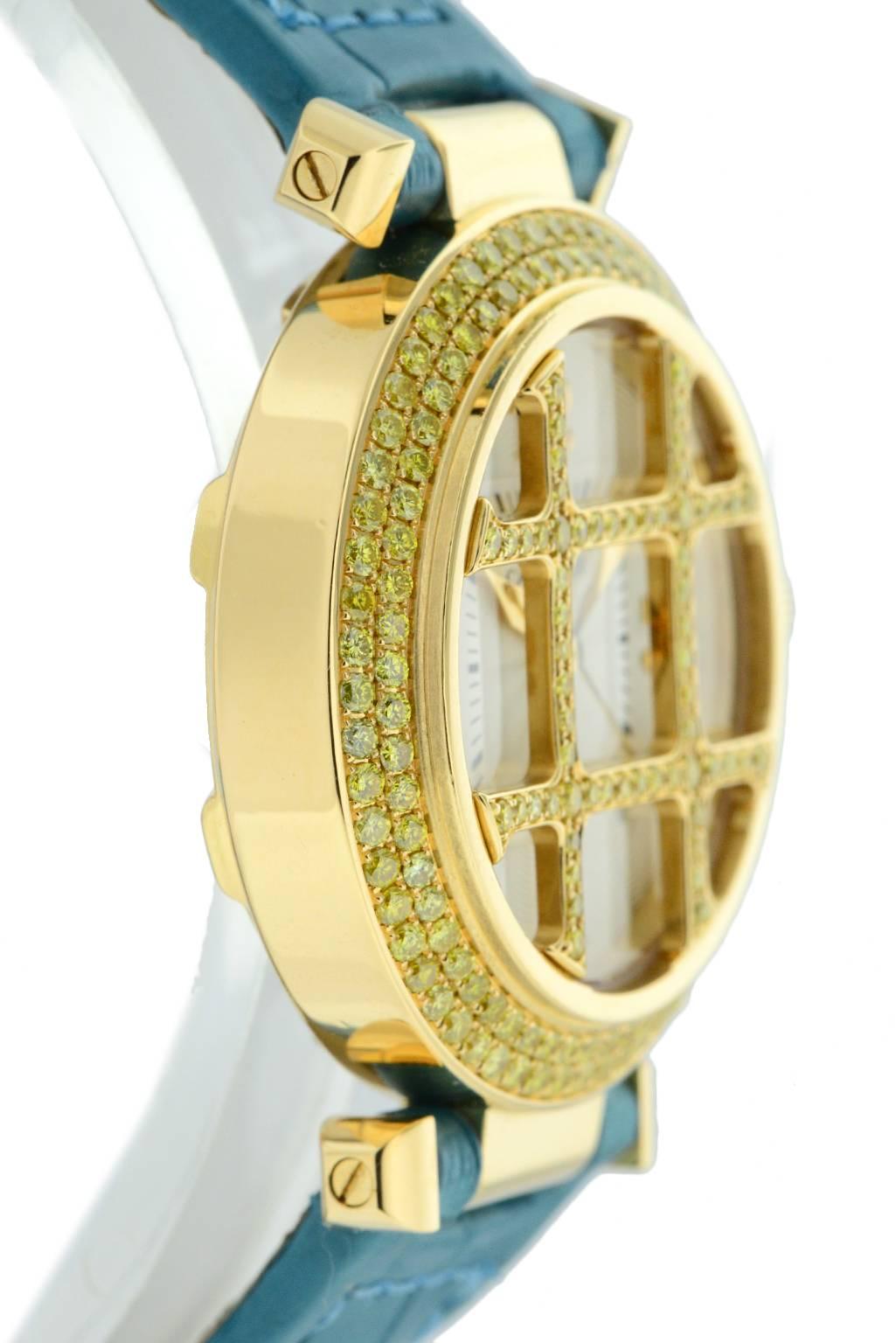 Cartier Ladies Rose Gold Pasha Self Winding Wristwatch  In Excellent Condition For Sale In Hartsdale, NY