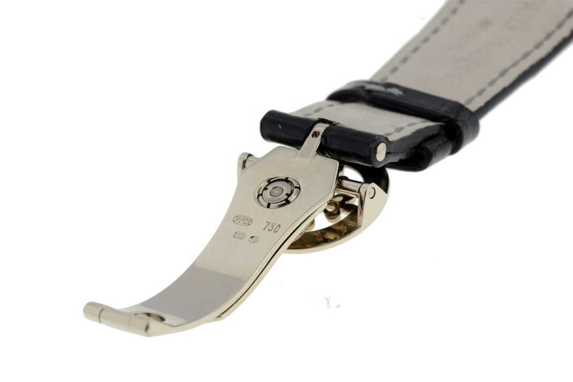 Men's Patek Philippe White Gold Calatrava Self Winding Wristwatch Ref 5153G For Sale