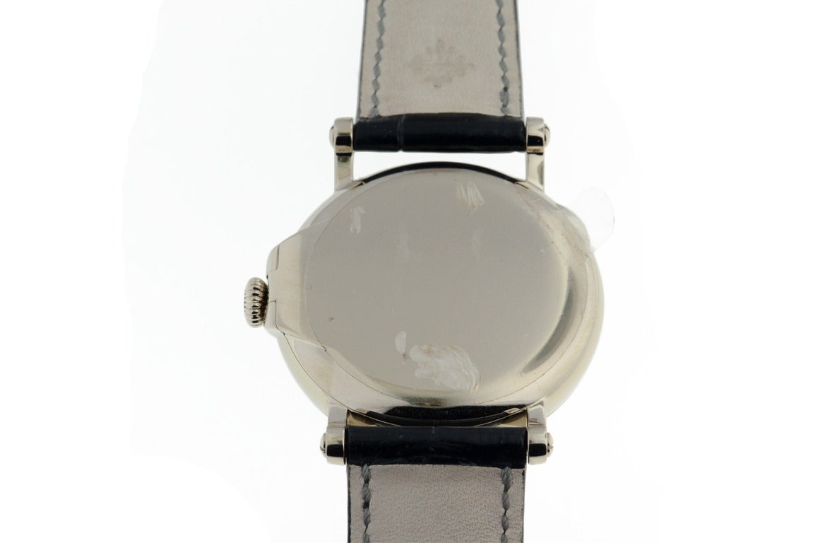Patek Philippe White Gold Calatrava Self Winding Wristwatch Ref 5153G For Sale 1