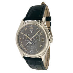 Patek Philippe Platinum Annual Calendar Power Reserve Wristwatch Ref 5056P