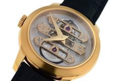 Girard Perregaux Rose Gold Triple Bridge Tourbillon Wristwatch