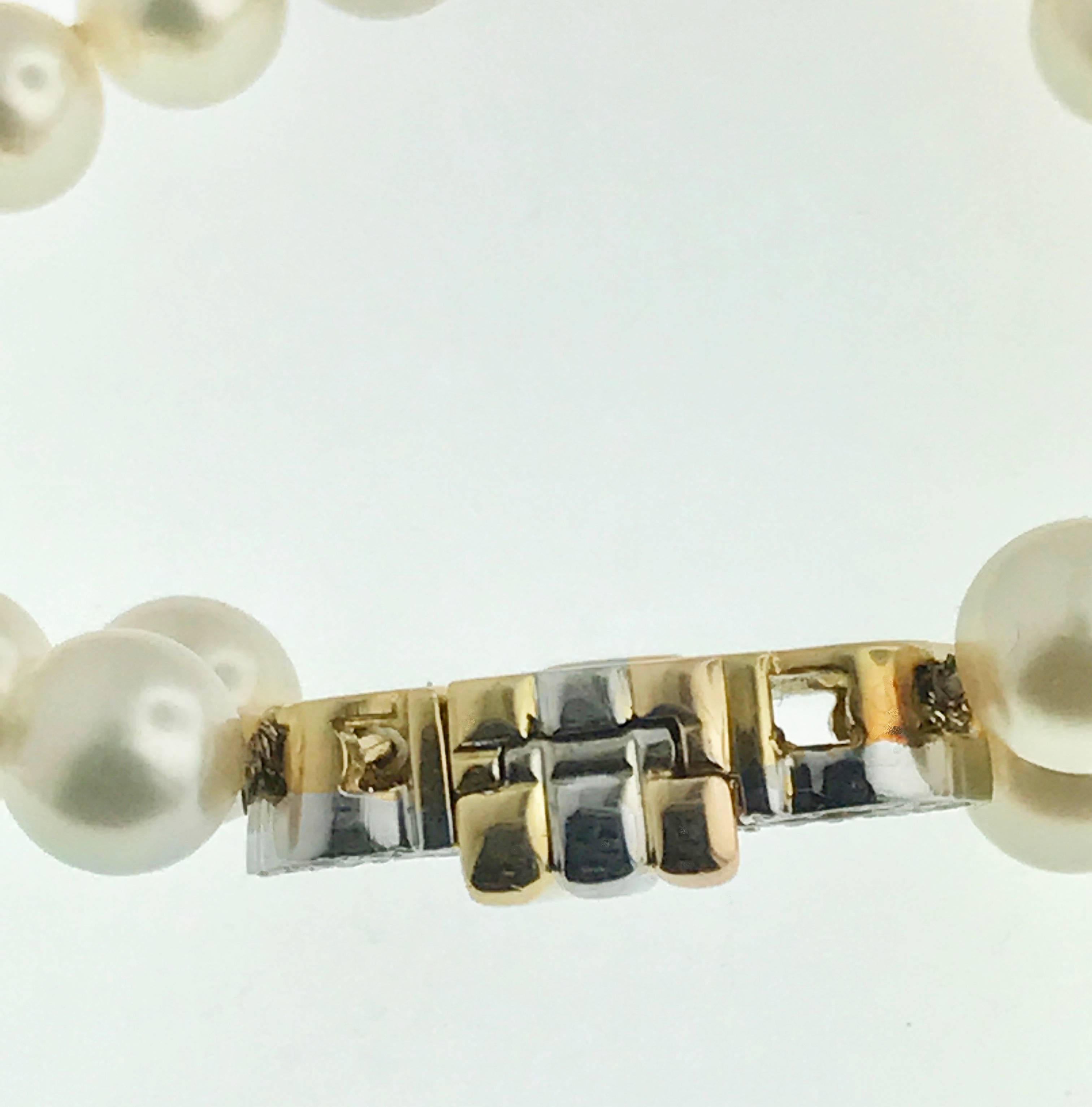 double c pearl necklace
