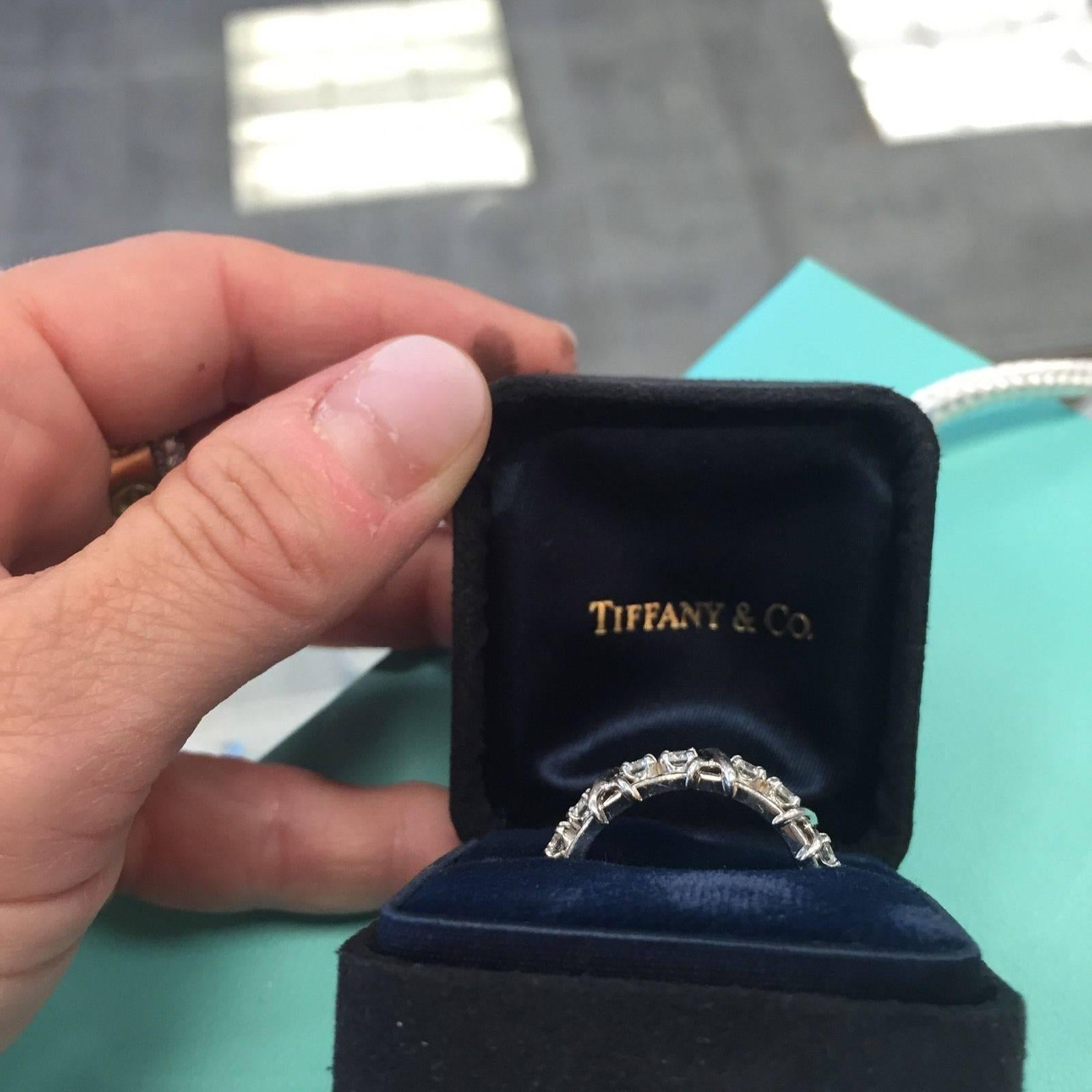 Jean Schlumberger for Tiffany & Co Diamond Ring in Platinum For Sale 2