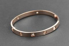 Cartier Diamond Gold LOVE Bangle Bracelet