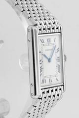 Cartier Louis Cartier Platinum Tank Mechanical Wristwatch