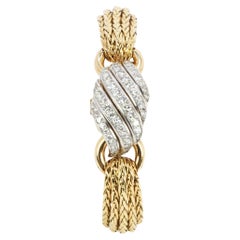 Boucheron Gelbgold und Diamanten Vintage Secret Uhr
