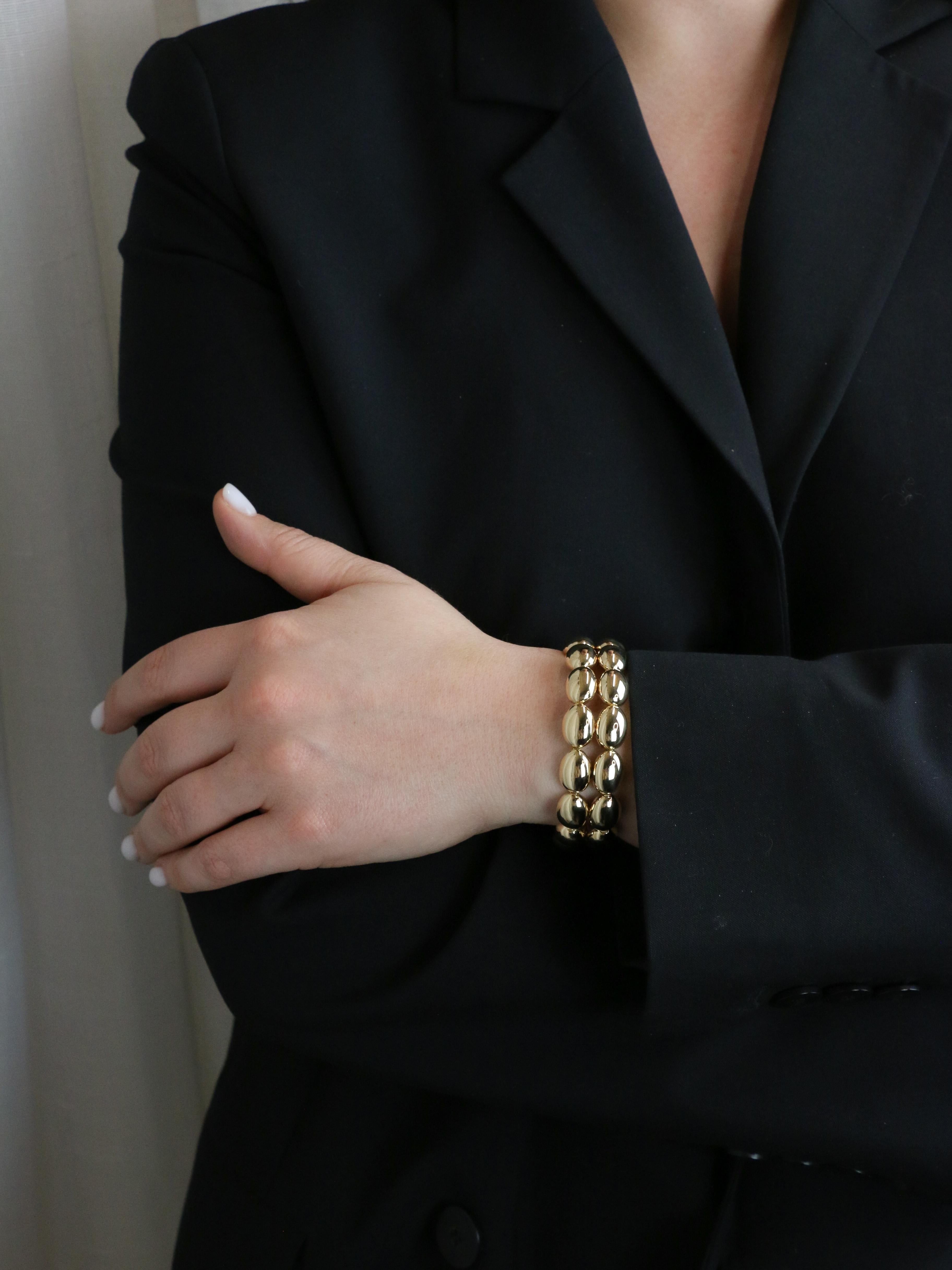 CHAUMET Bracelet Vintage Magellan double rangée en or jaune en vente 8