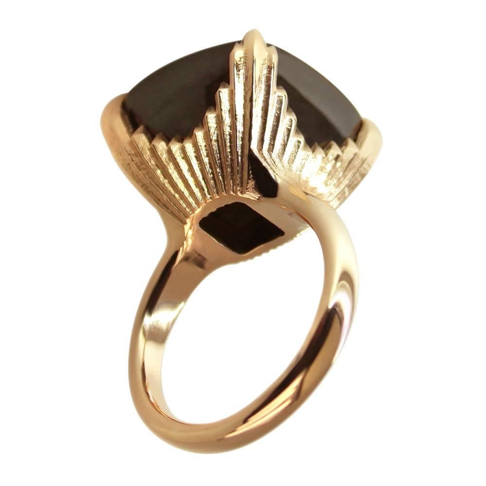 Women's Audacity Ring, Tourmaline and Rose Gold For Sale