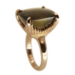 Audacity Ring, Tourmaline and Rose Gold