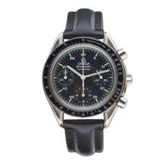 Omega Stainless Steel Speedmaster Automatic Chronograph Wristwatch circa 1993