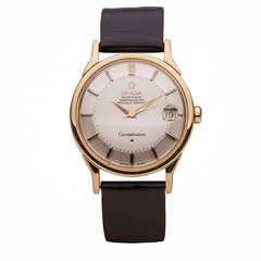 Omega Yellow Gold Constellation Wristwatch with Date circa 1960s