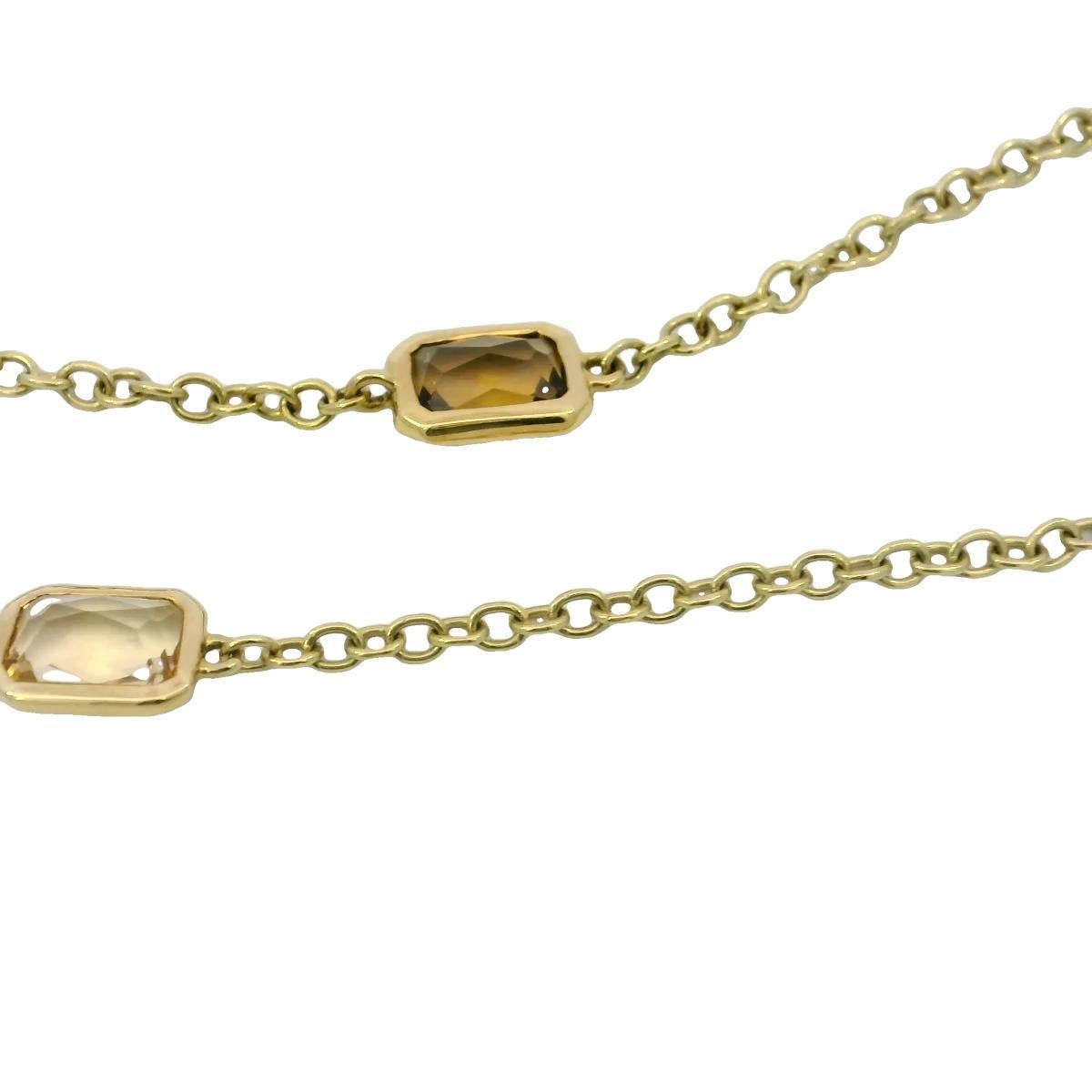 Ippolita Rock Candy Layered Necklace Or jaune 18K Longueur 40