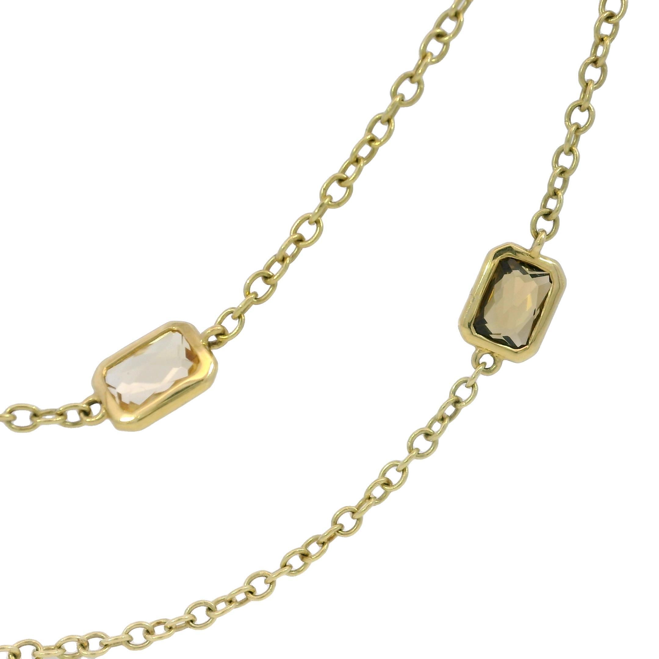 Ippolita Rock Candy Layered Necklace Or jaune 18K Longueur 40