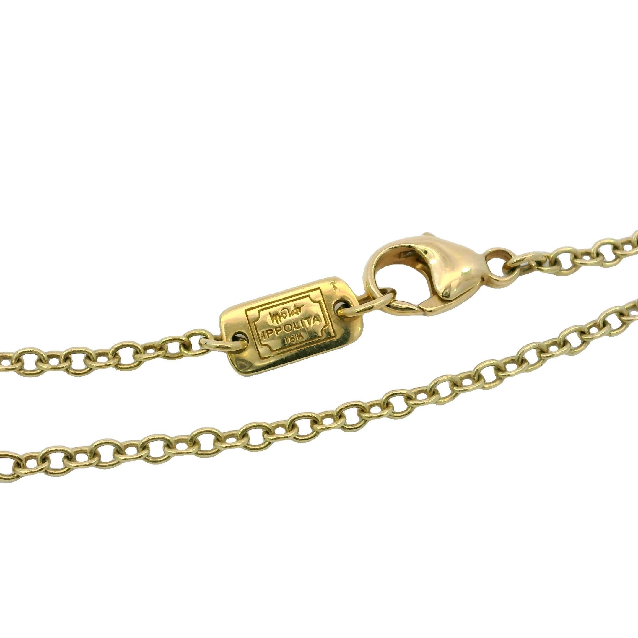 Ippolita Rock Candy Layered Necklace Or jaune 18K Longueur 40