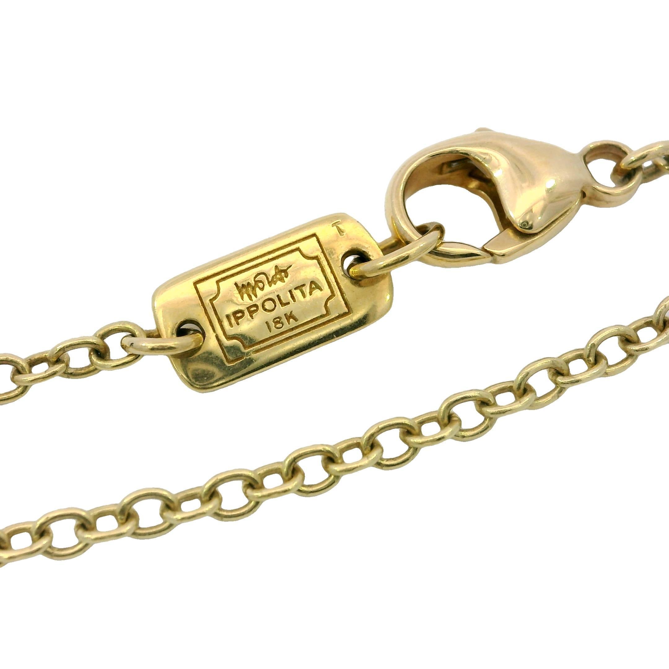 Ippolita Rock Candy Layered Necklace Or jaune 18K Longueur 40