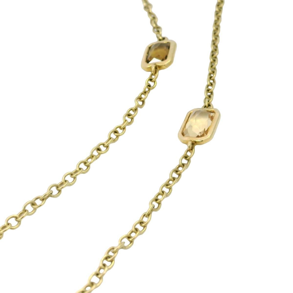 Ippolita Rock Candy Layered Necklace Or jaune 18K Longueur 40