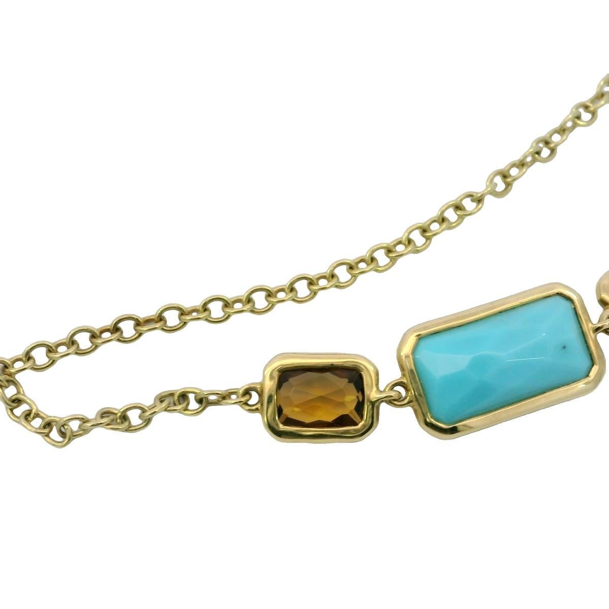 Ippolita Rock Candy Layered Necklace Or jaune 18K Longueur 40