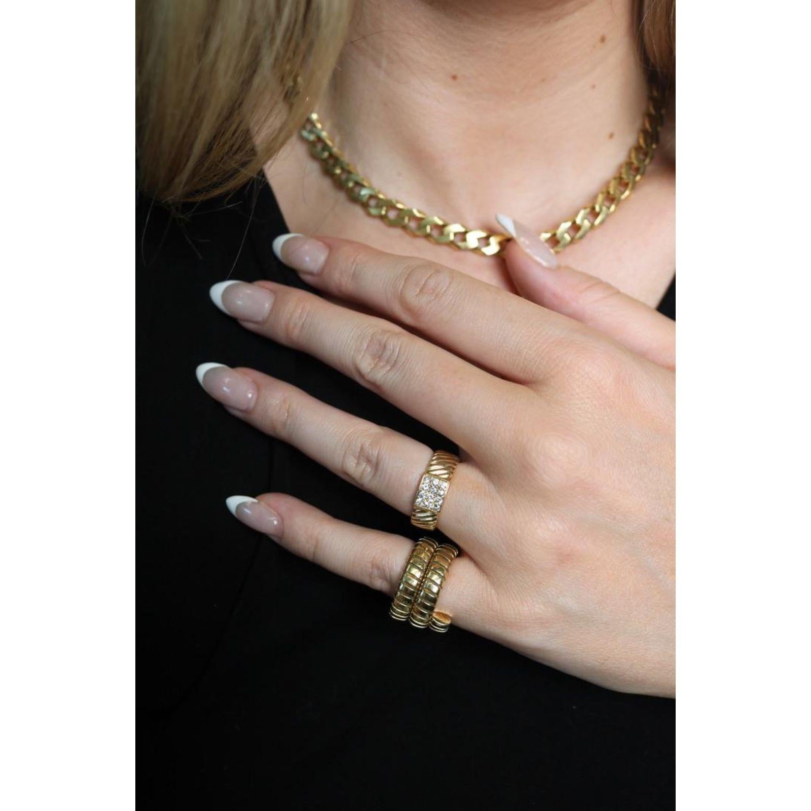 Bulgari Anello Serpente Tubogas in oro giallo 18 carati Misura 5-6 in vendita 10