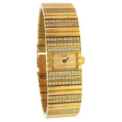 Van Cleef & Arpels Diamond Polo Uhr aus 18 Karat Gelbgold mit Quarzwerk