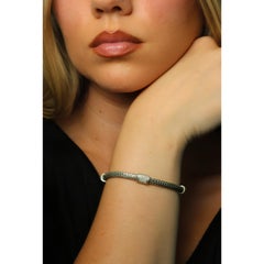 Bracciale John Hardy Diamond Icon a quattro sezioni in argento sterling