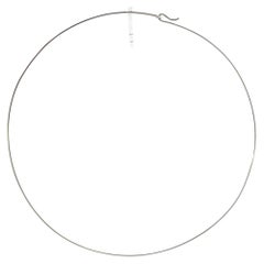 Tiffany & Co Wire Necklace in Platinum and Iridium 15"