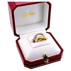 Cartier Nouvelle Vague 18k Gold Interlocking Ring — Signed