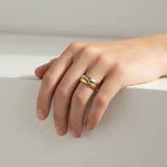 Anello intrecciato Cartier Nouvelle Vague in oro 18k — Firmato
