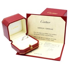 Anillo banda eternidad Cartier de oro y diamantes