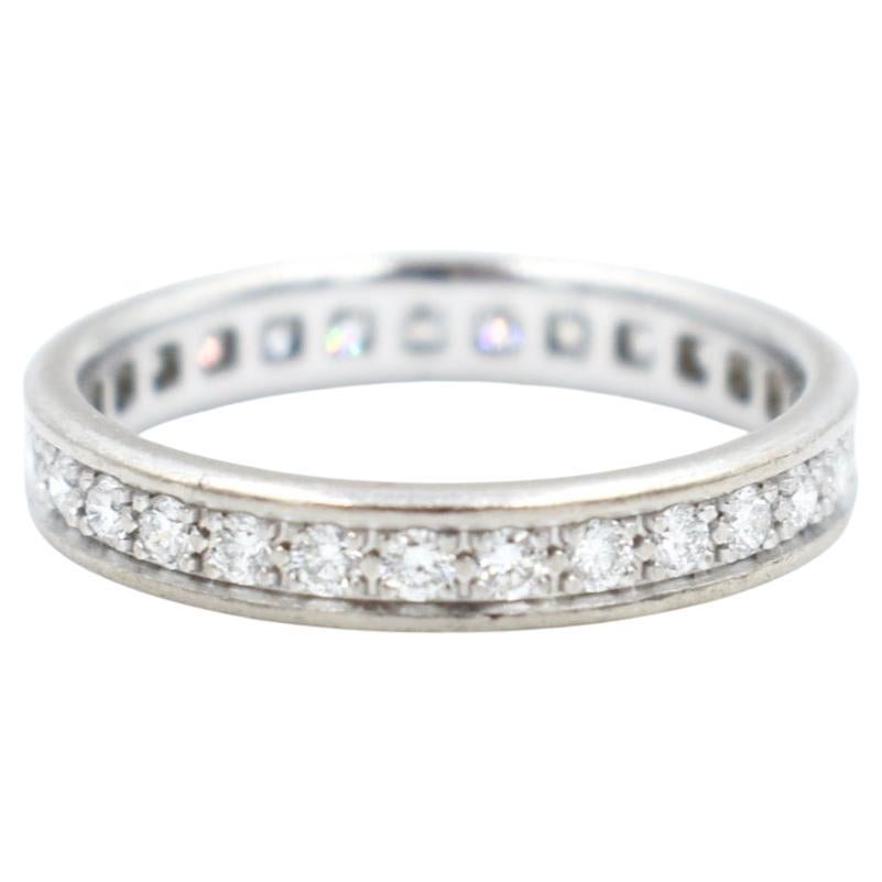 Eternity Cartier band ring in gold and diamonds