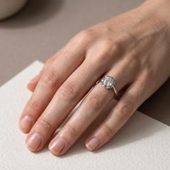 Antiker Art-Déco-Solitärring aus 18-karätigem Gold – 0,70 Karat Diamant im Old-Cut-Schliff  CIRCA 1920