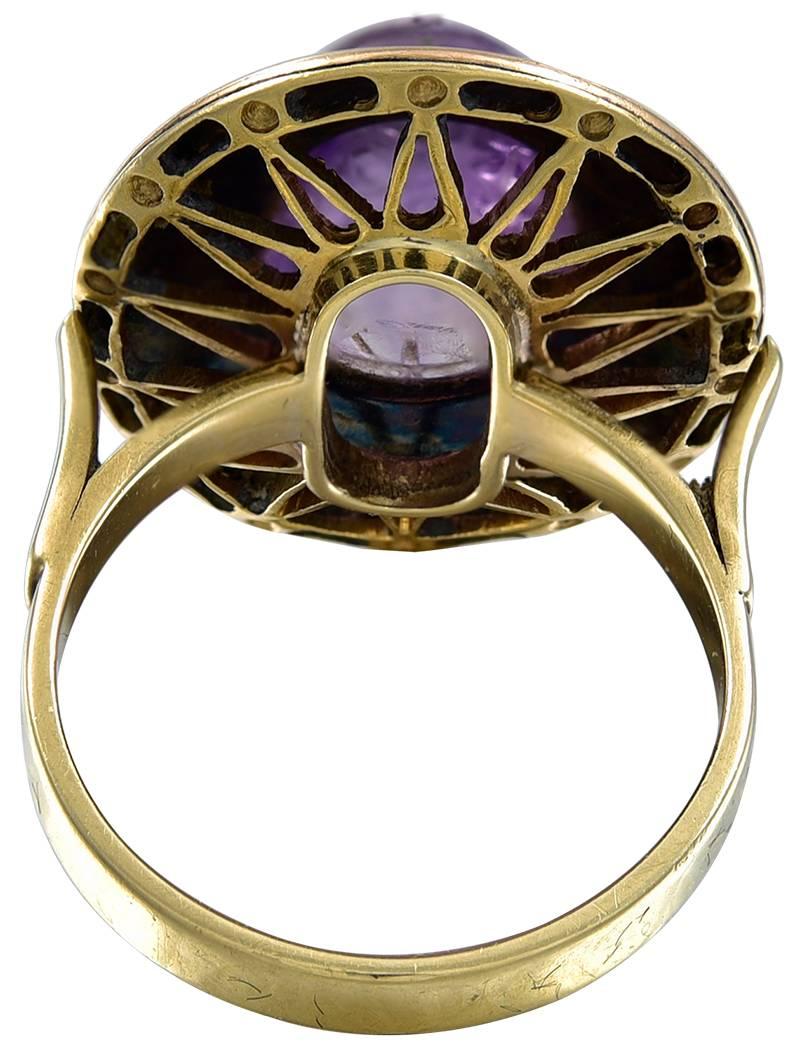 Art Deco Ring of Ancient Egyptian Inspiration In Good Condition In London, GB