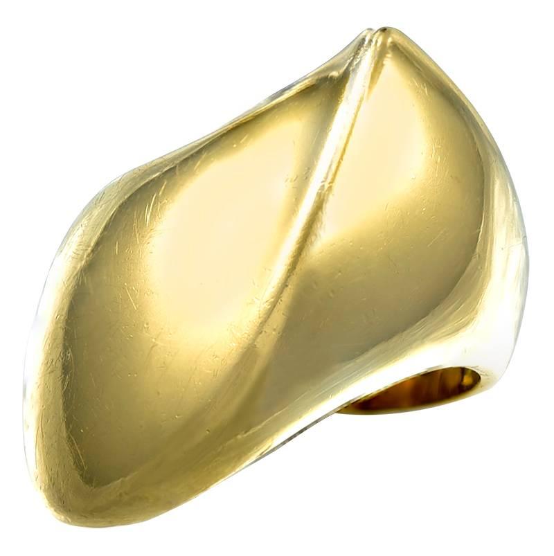 Georg Jensen Gold Ring For Sale