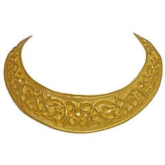 A Fabulous Gold Torque Necklace by Ilias Lalaounis
